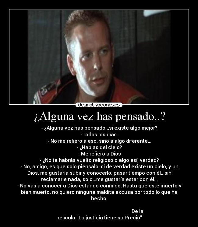 ¿Alguna vez has pensado..? -