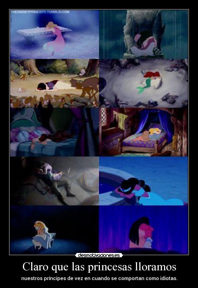 Claro que las princesas lloramos - 
