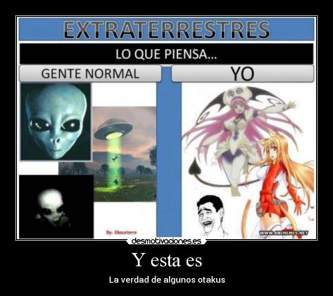 Y esta es - La verdad de algunos otakus