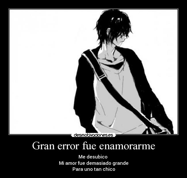 Gran error fue enamorarme - 