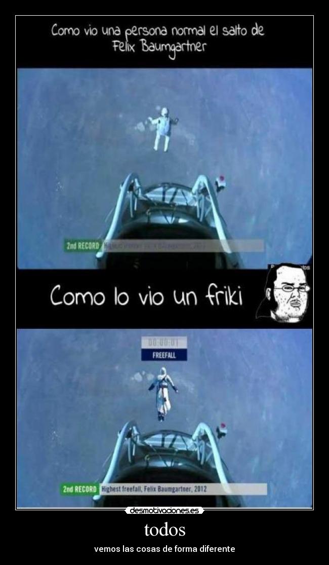 todos - vemos las cosas de forma diferente