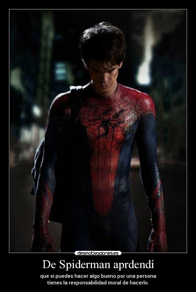 De Spiderman aprdendí -