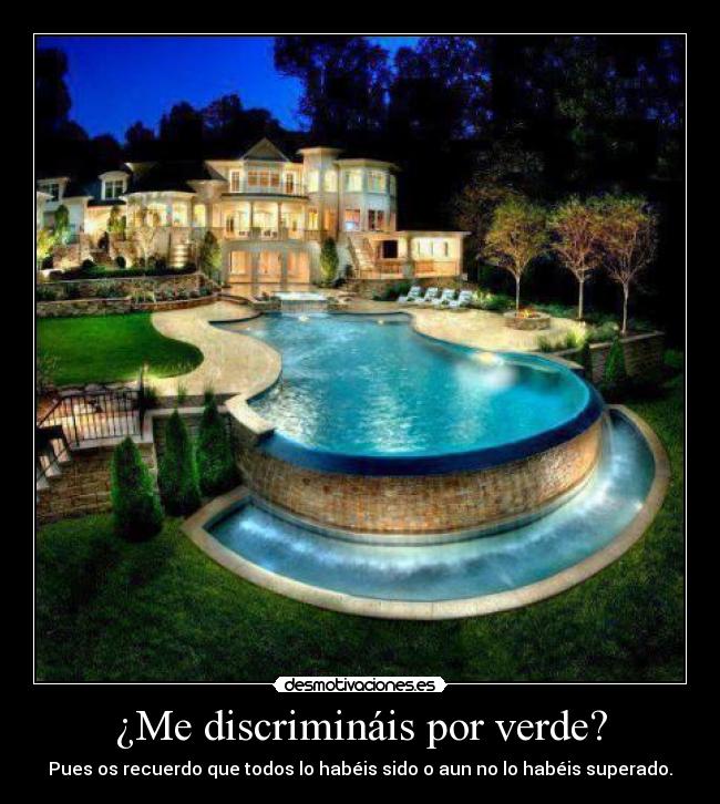 ¿Me discrimináis por verde? -