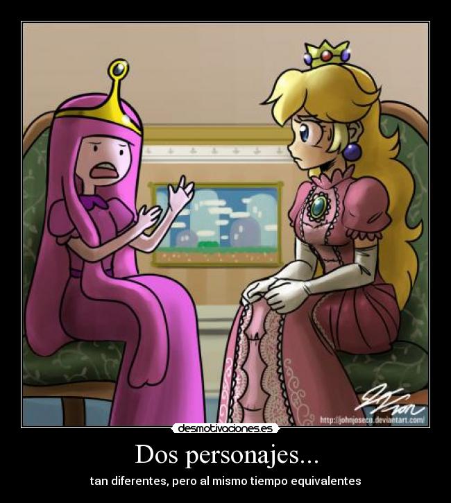 Dos personajes... - 