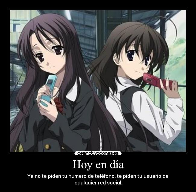 carteles anime school days numero cel facebook otra red cartel especial sakuby abby desmotivaciones