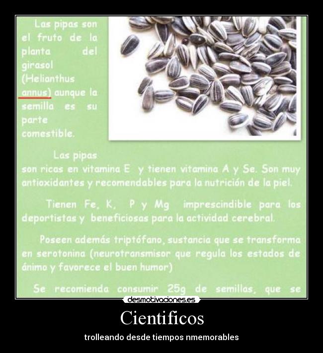 Cientificos - trolleando desde tiempos nmemorables