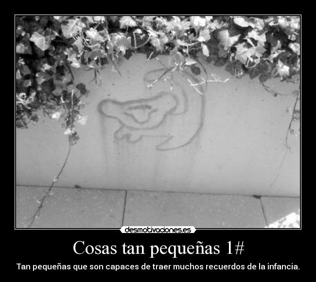 Cosas tan pequeñas 1# - 