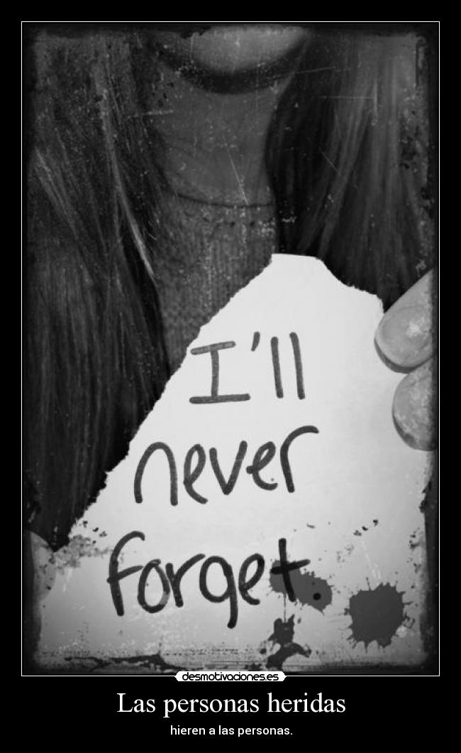Las personas heridas - 