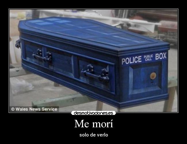 Me morí - solo de verlo