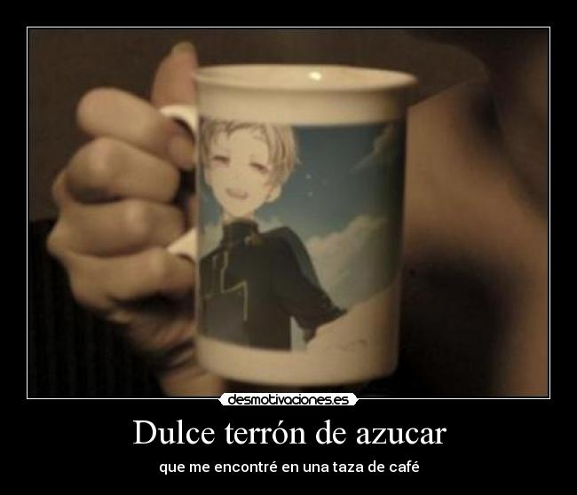 Dulce terrón de azucar - que me encontré en una taza de café
