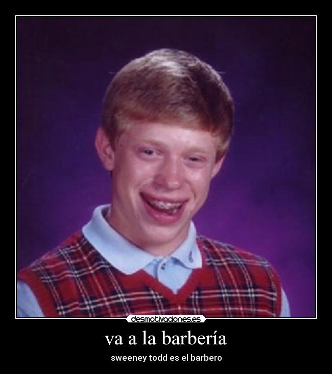 va a la barbería - sweeney todd es el barbero