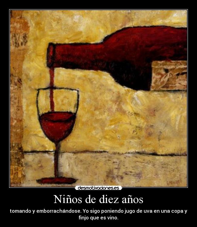 Niños de diez años -