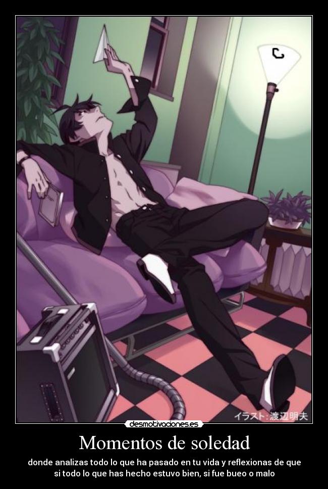 carteles soledad bakemonogatari desmotivaciones