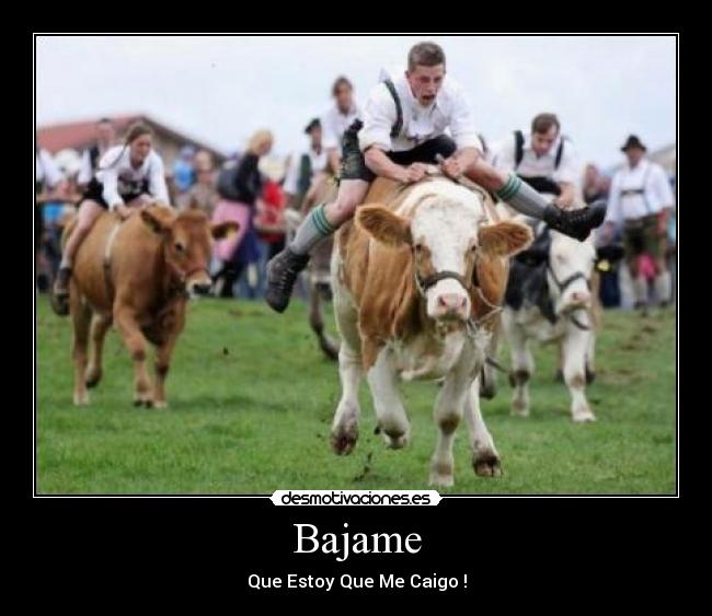 Bajame - Que Estoy Que Me Caigo !