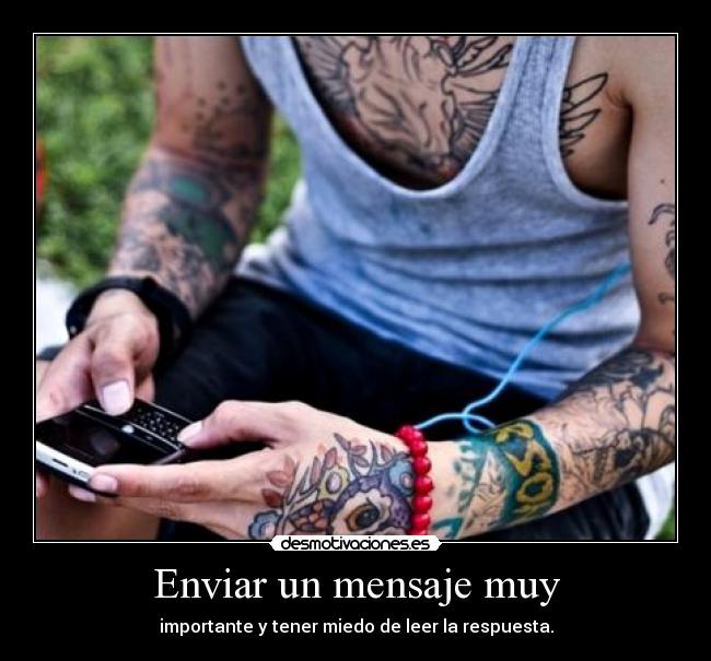 Enviar un mensaje muy - 
