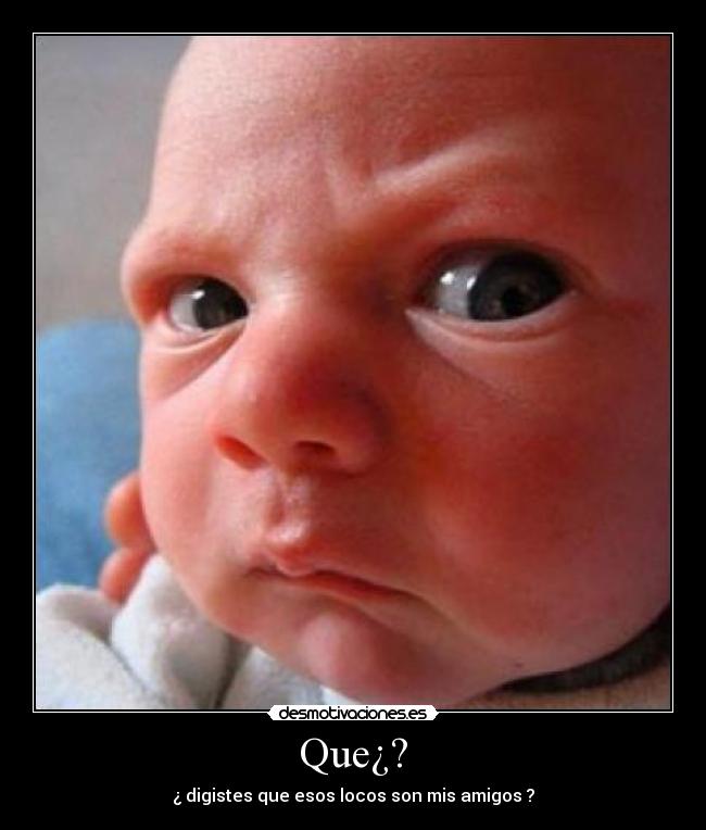 Que¿? -