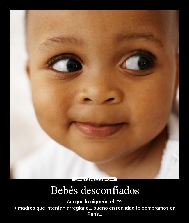 Bebés desconfiados - 