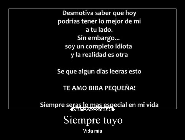 Siempre tuyo - 