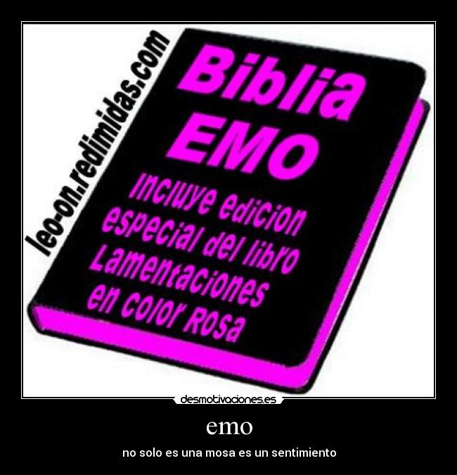emo - no solo es una mosa es un sentimiento