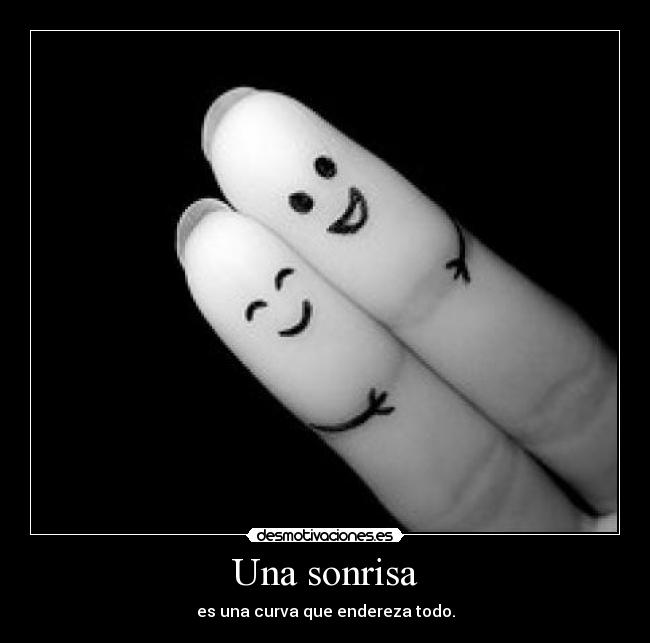 Una sonrisa -