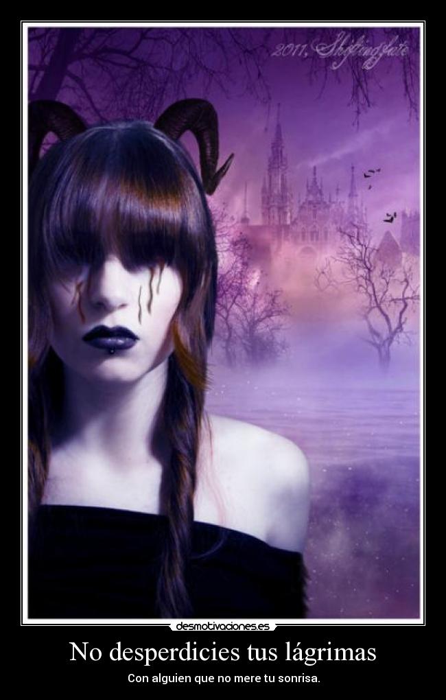No desperdicies tus lágrimas - 