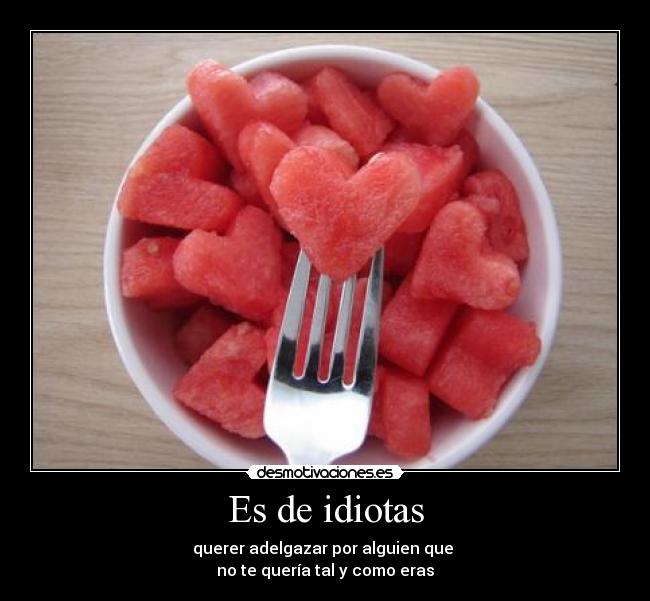 Es de idiotas -