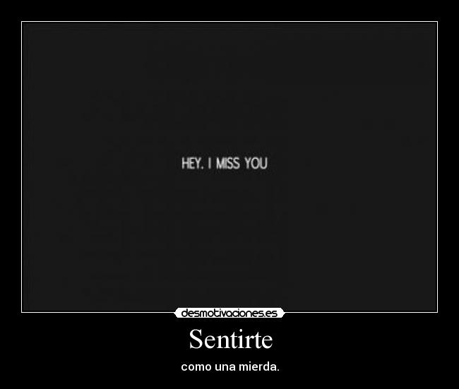 Sentirte -