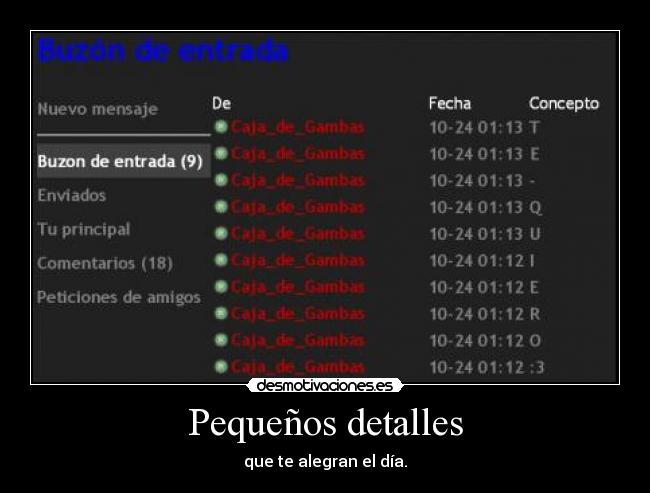 Pequeños detalles -