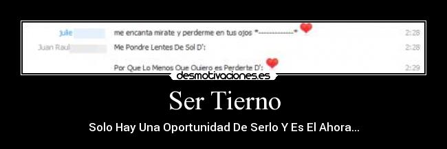 Ser Tierno - 