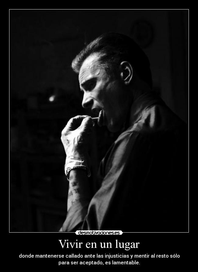 Vivir en un lugar - 