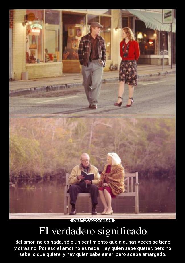 El verdadero significado - 