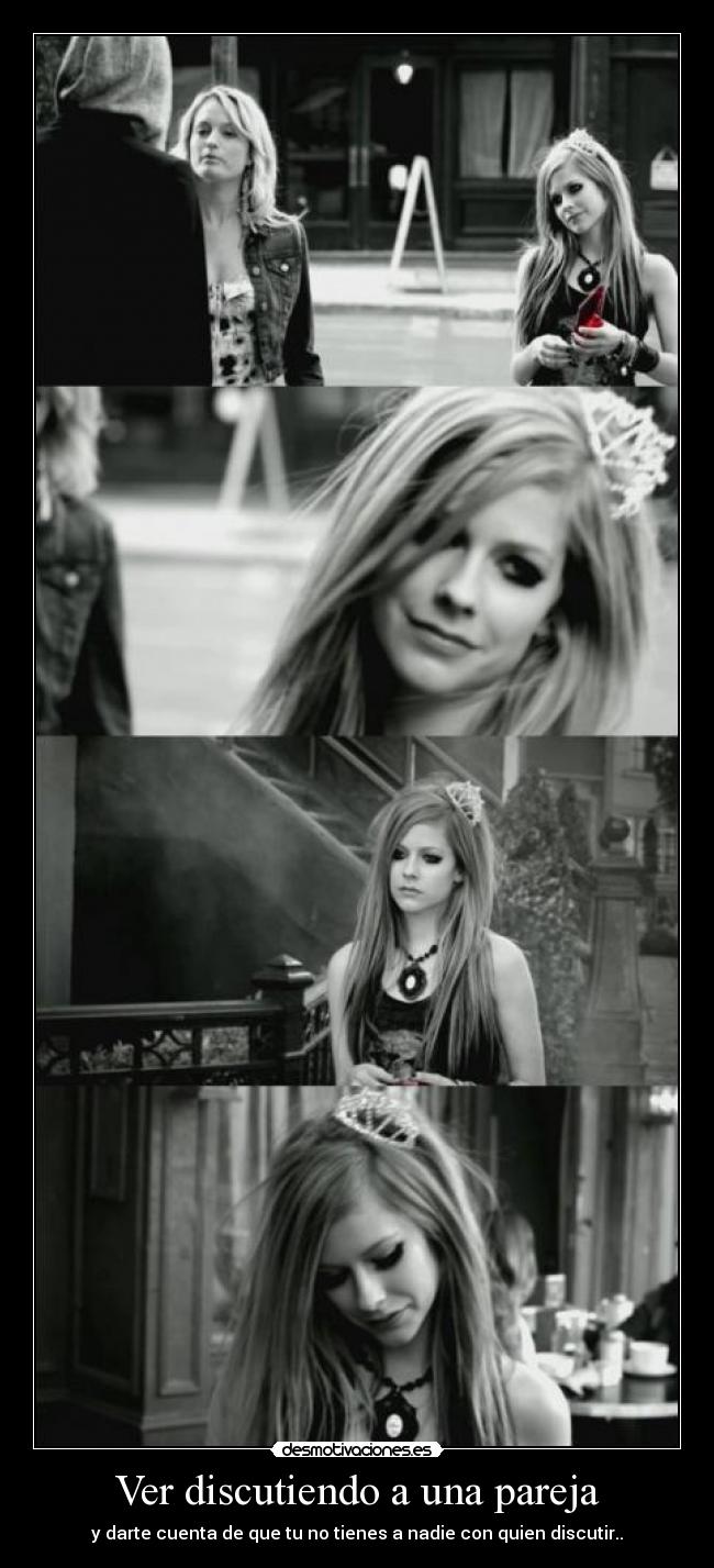 Ver discutiendo a una pareja -