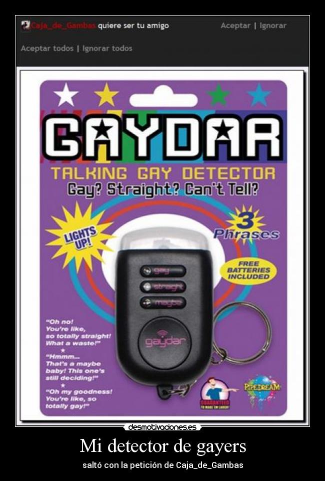 Mi detector de gayers - 
