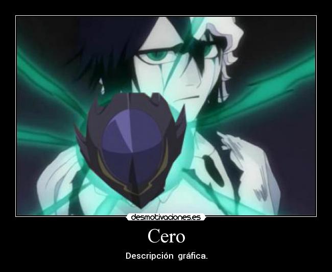 Cero - Descripción  gráfica.