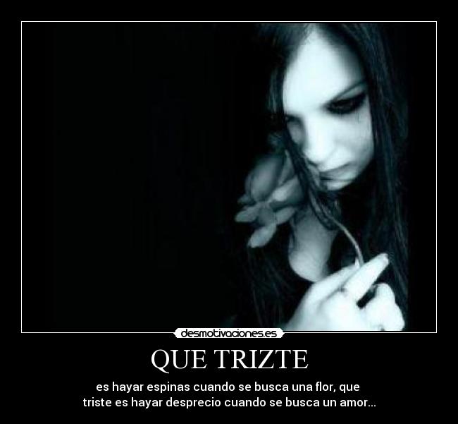 QUE TRIZTE - 