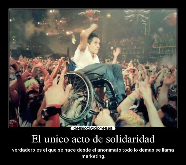 El unico acto de solidaridad -