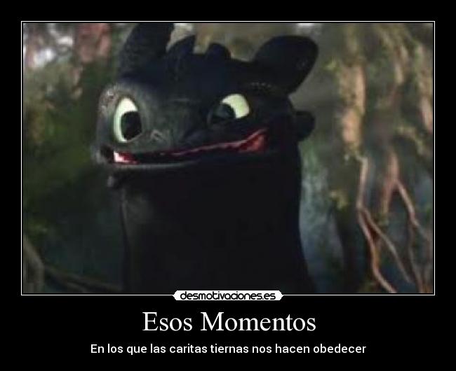 Esos Momentos - En los que las caritas tiernas nos hacen obedecer