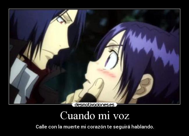 carteles rokudo mukuro chrome dokuro katekyo hitman reborn anime otaku cuando voz amor desmotivaciones