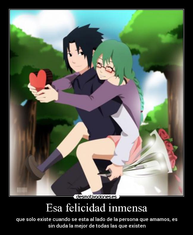 Esa felicidad inmensa -