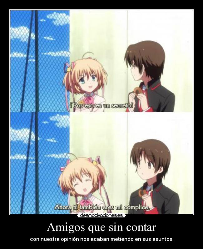 Amigos que sin contar -