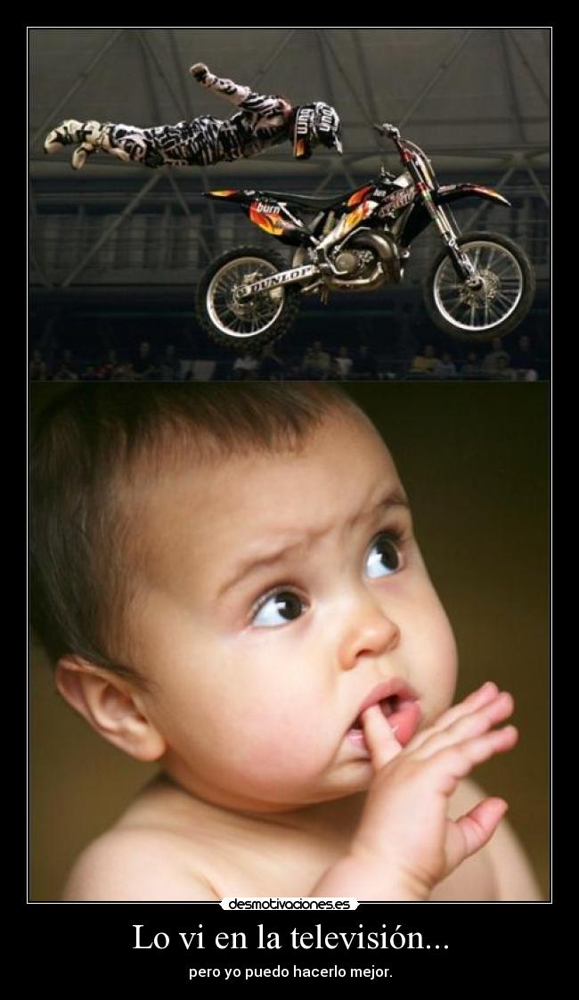 Lo vi en la televisión... -