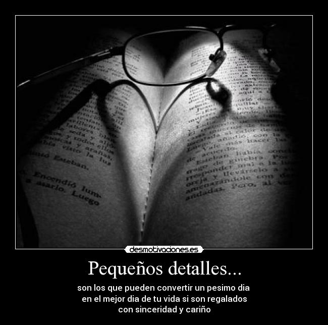 Pequeños detalles... - 