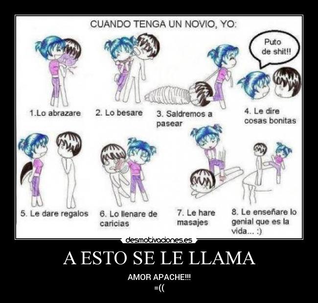 A ESTO SE LE LLAMA - AMOR APACHE!!!
=((