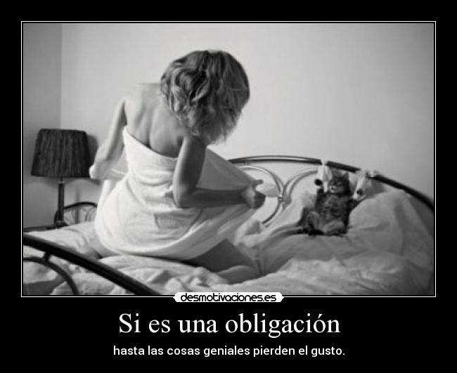 Si es una obligación -