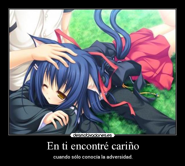 En ti encontré cariño -