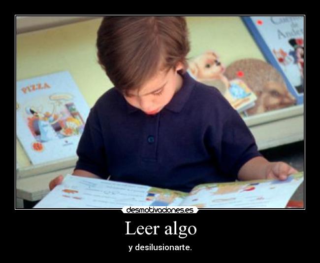 carteles leer algo desmotivaciones