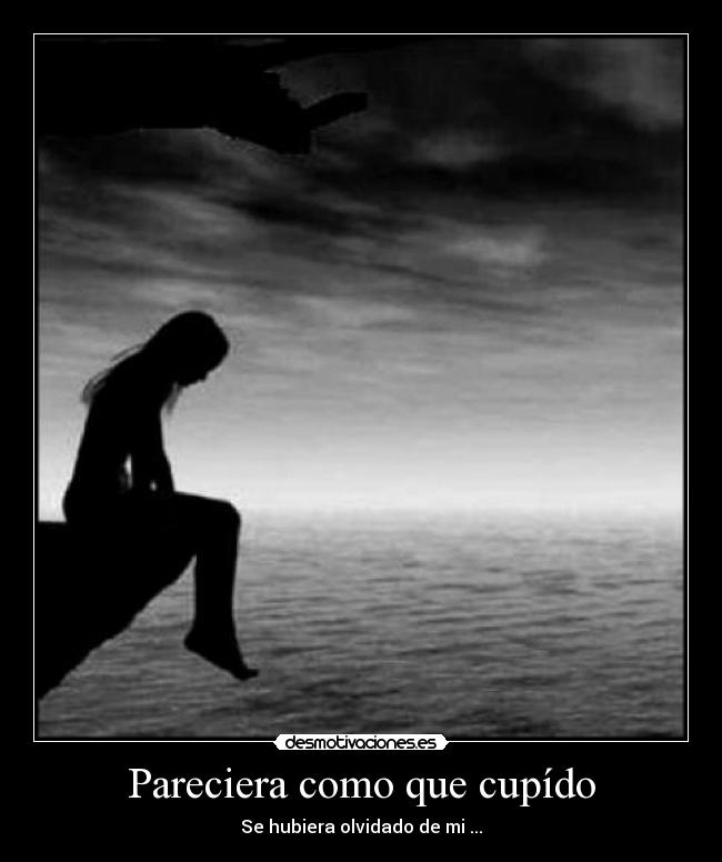 Pareciera como que cupído - Se hubiera olvidado de mi ...