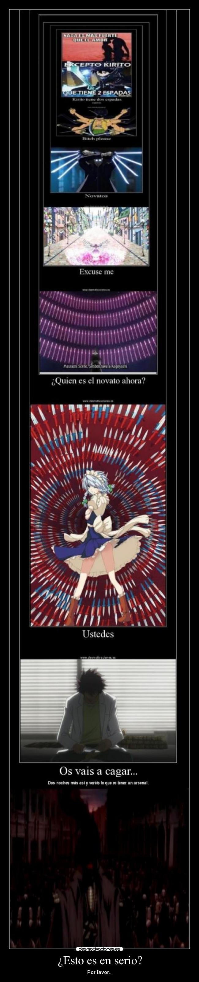 ¿Esto es en serio? -