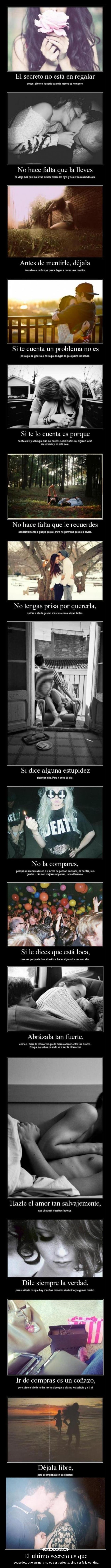 El último secreto es que -