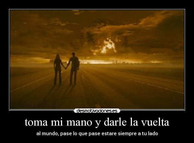 toma mi mano y darle la vuelta -